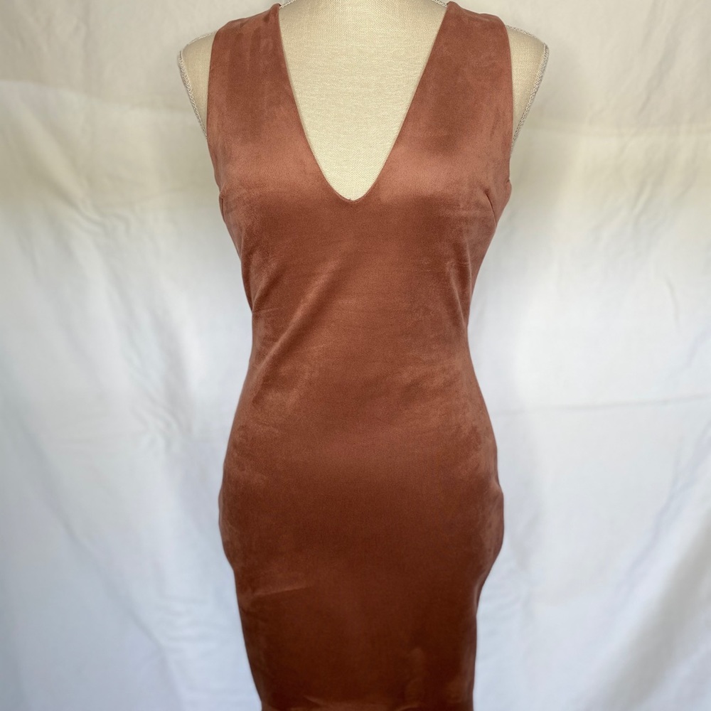 Blush bodycon dress